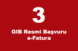 3- GIB Resmi Başvuru – e-Fatura